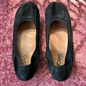 Abeo Tia biosystem black flats Sz 7.5 N